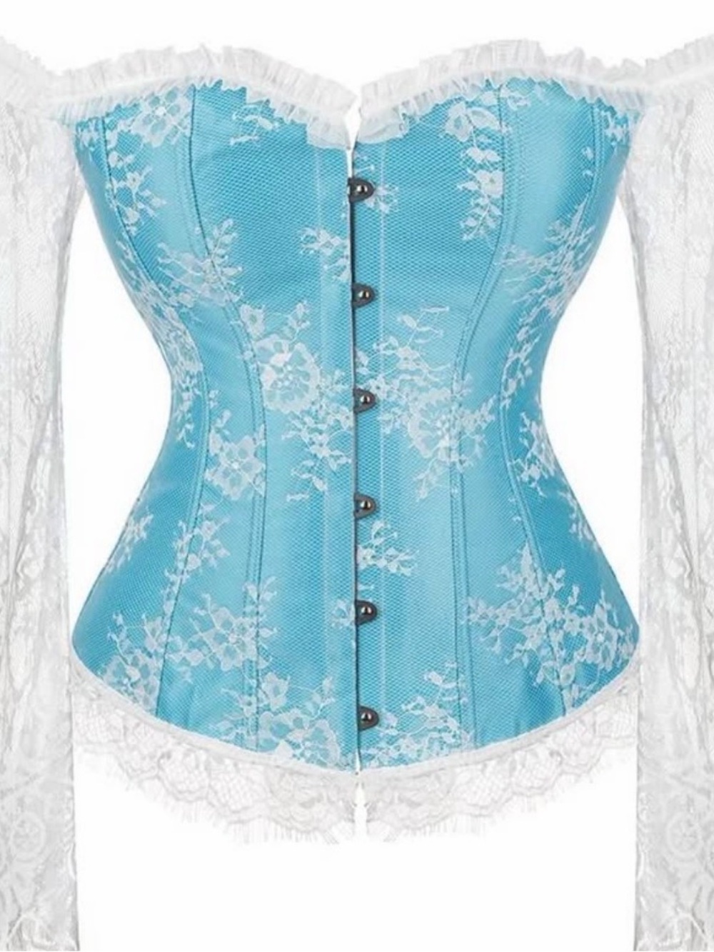 Blue Lace Corset